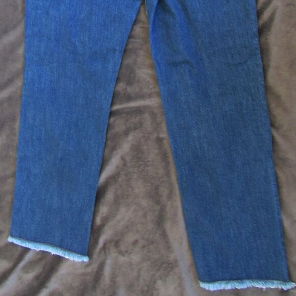 Kate Spade High Rise Cropped Jeans Blue Size 28 - Picture 4 of 8